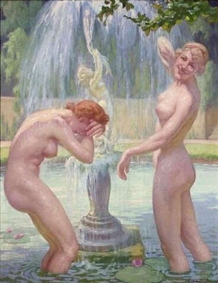 Emile Quentin Brin (1863-1950) - эротическое искусство французского художника