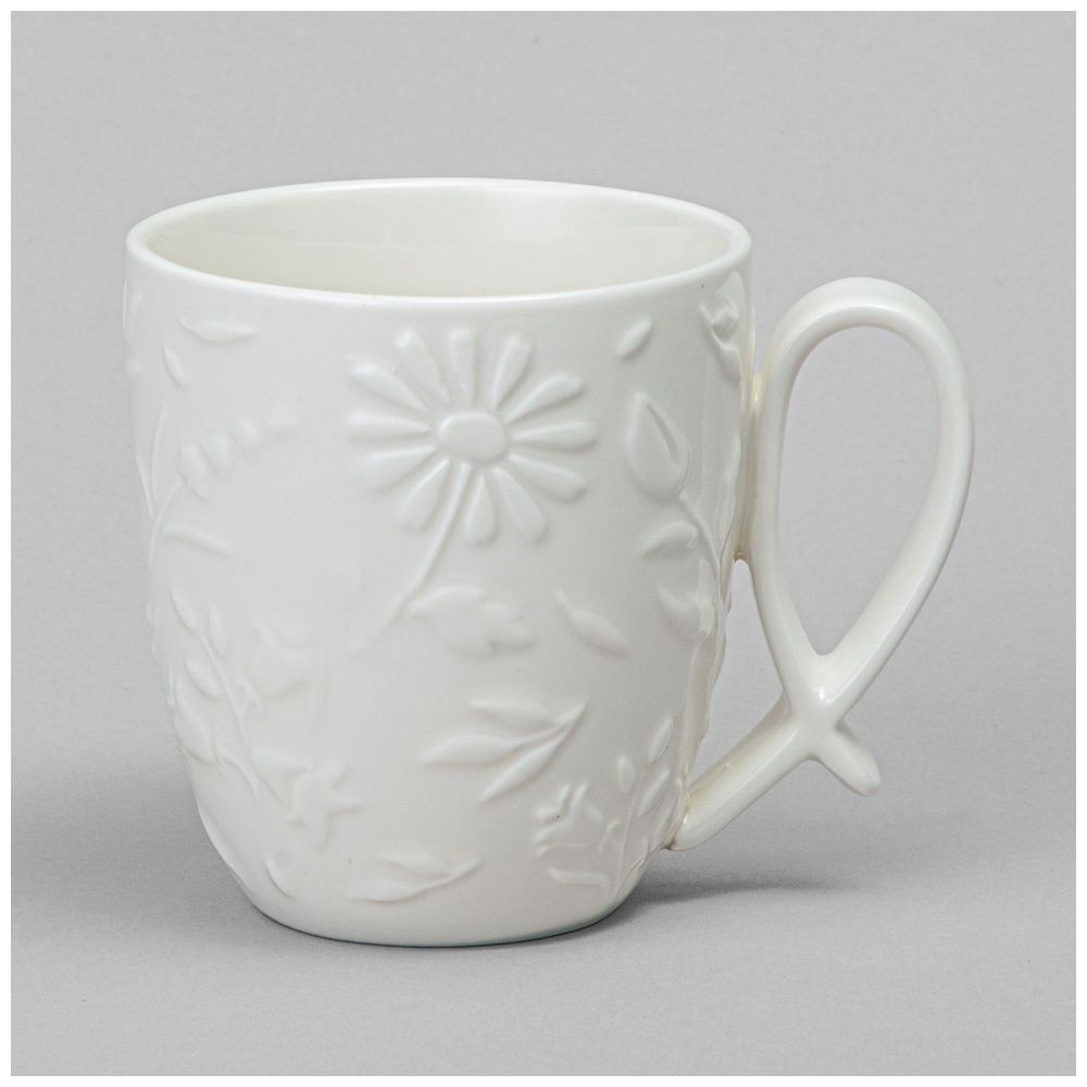 НАБОР КРУЖЕК LEFARD "FLOWERS STORY" НА ДЕРЕВ. ПОДСТАВКЕ 4 ШТ. 11*8*9,5 СМ 275 МЛ