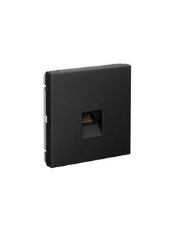 Розетка компьютерная ArtGallery RJ45 кат.5E механизм карбон SE GAL001083