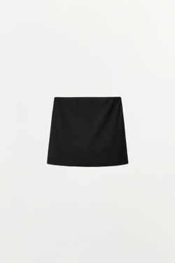 ZARA МИНИ-ЮБКА-ЧЕХОЛ, ЧЕРНЫЙ