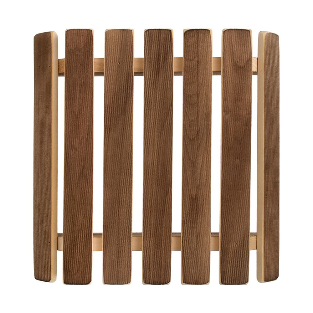 33336 АБАЖУР для светильника угловой 29,5*27,5*6 СМ, ПЛОСКИЙ, ОБОЖЖЕННАЯ ЛИПА (1) "БАННЫЕ ШТУЧКИ"