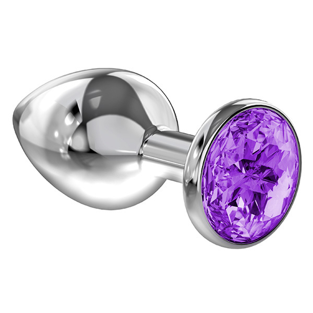 Анальная пробка Lola Games Diamond Purple Sparkle Small 4009-05Lola