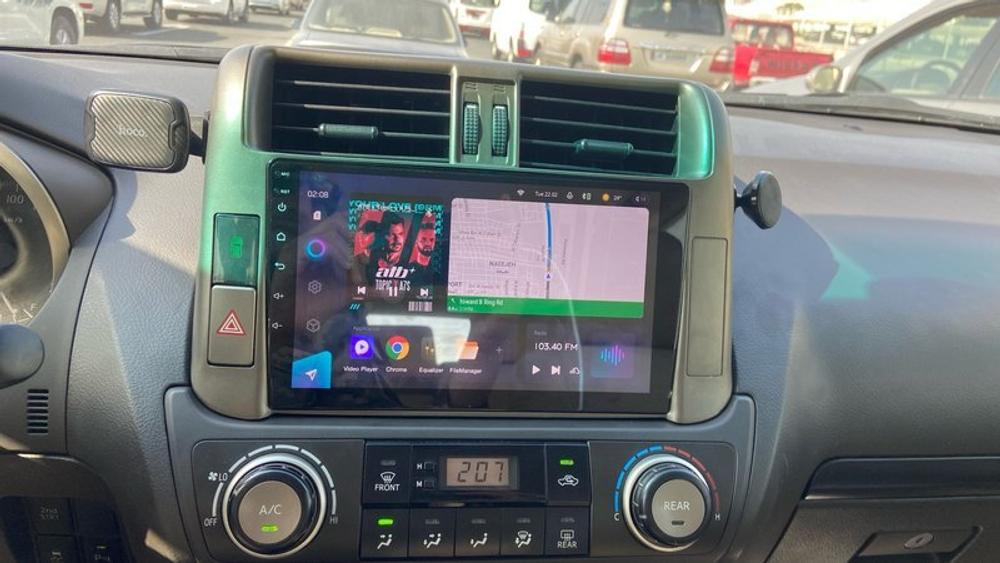 Магнитола для Toyota Land Cruiser Prado 150 2009-2013 (взамен 7" навигации) - Canbox 9-2750 Qled, Android 10, ТОП процессор, SIM-слот