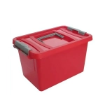 Контейнер для хранения с крышкой, ручкой и ручками-защелками «ЭКСПЕРТХАУС», 34.8*23.2*21см, 10л С207У