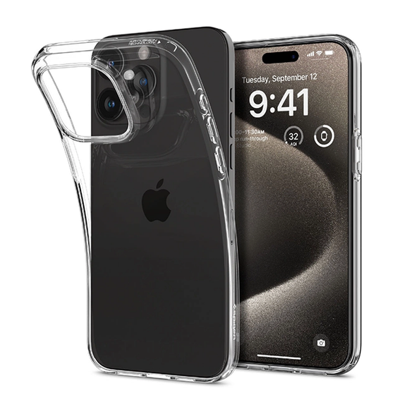Чехол Spigen Liquid Crystal для iPhone 15 Pro Max (ACS06557) прозрачный