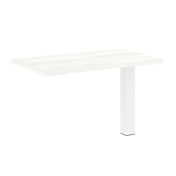 Yalta Брифинг-приставка LT.BR-2 Снежная Патина/Металл Белый 1200*700*750