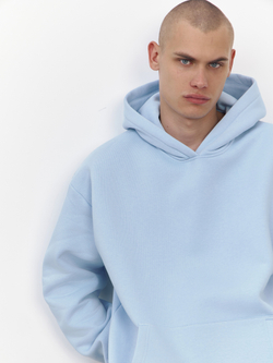 Худи с начесом (голубой)