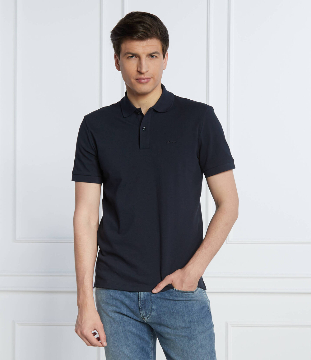 поло pallas BOSS BLACK - темно-синий(50468362)