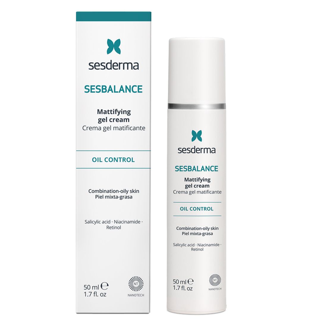 Себорегулирующий крем-гель для лица SESDERMA Sesbalance Mattifying Gel Cream 50мл