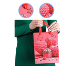 Подарочный пакет «Сердца с подарками» в четрых дизайнах, 18х23х12 см