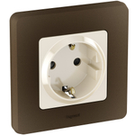 Розетка с заземлением со шторками 16А 250В слоновая кость Inspiria Legrand