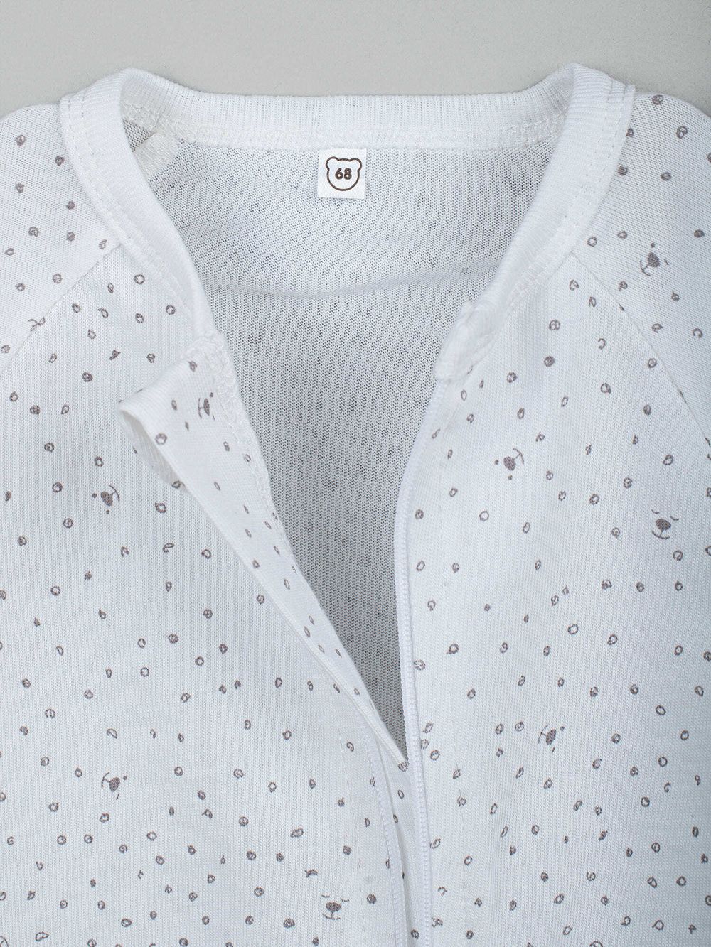 Слип на молнии "Мишутка" 0+