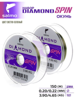 Набор лесок монофильных Salmo Diamond SPIN ОКУНЬ 2шт. (коробочная версия)