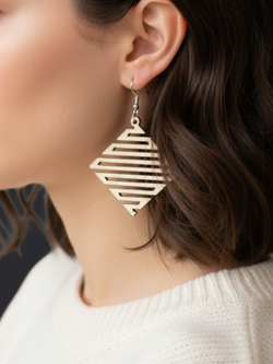 Серьги Геометрия