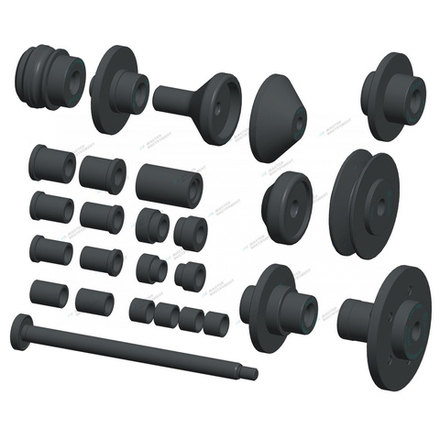 Дополнительный комплект Luxe к адаптеру для балансировки мотоциклетных колес SIVIK Moto