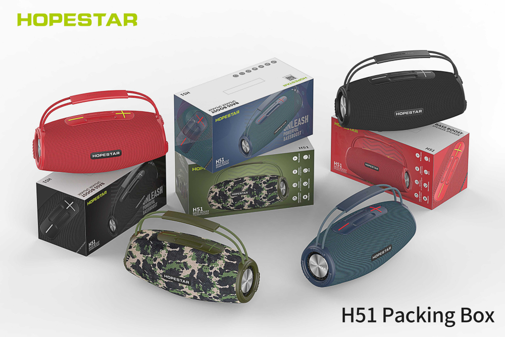 Беспроводная колонка Hopestar H51 (55W Bass Boost)