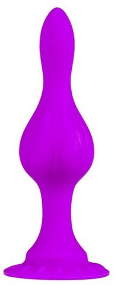 Анальная пробка Alive Bob на присоске (Цвет: фиолетовый)