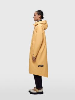 Женский плащ KAMA NORPPA желтая дыня