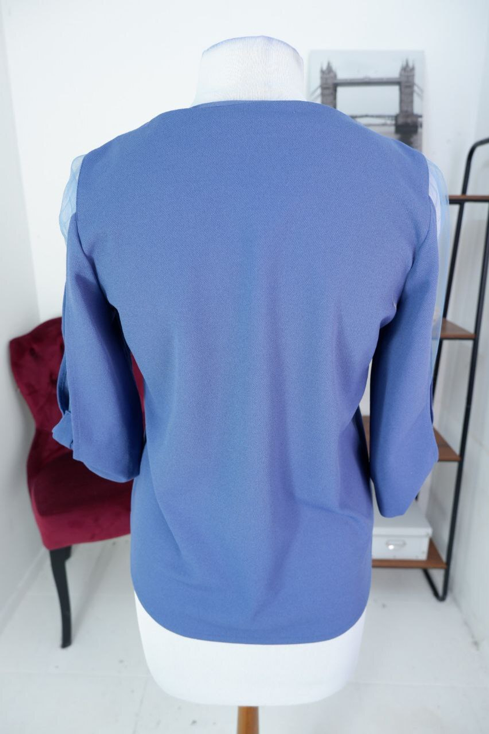 Блузка DeFne небесно-голубого оттенка 46 размер