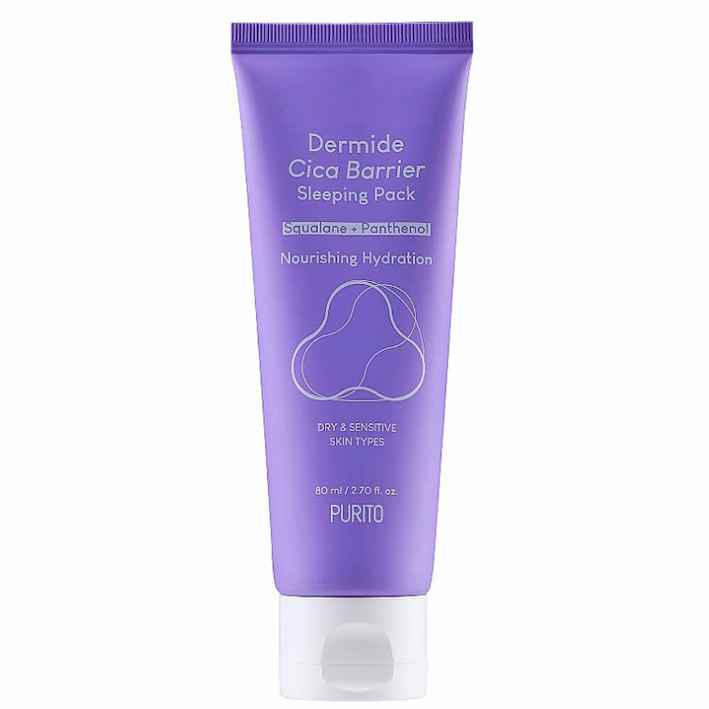 Успокаивающая ночная маска с центеллой Purito Dermide Cica Barrier Sleeping Pack