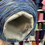 0436K - Missoni; 100% вискоза; 1500м/100гр; col. 4071, цвет: голубой, фиолетовый, черный; S501