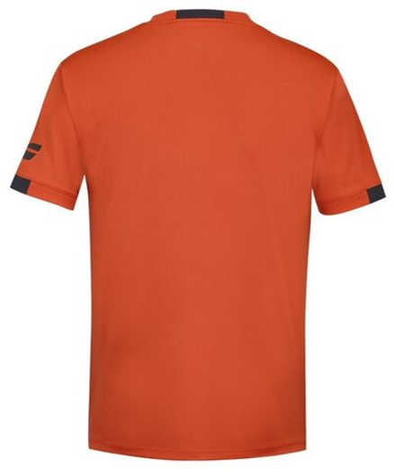 Теннисная футболка Babolat Play Crew Neck Tee Men - fiesta red