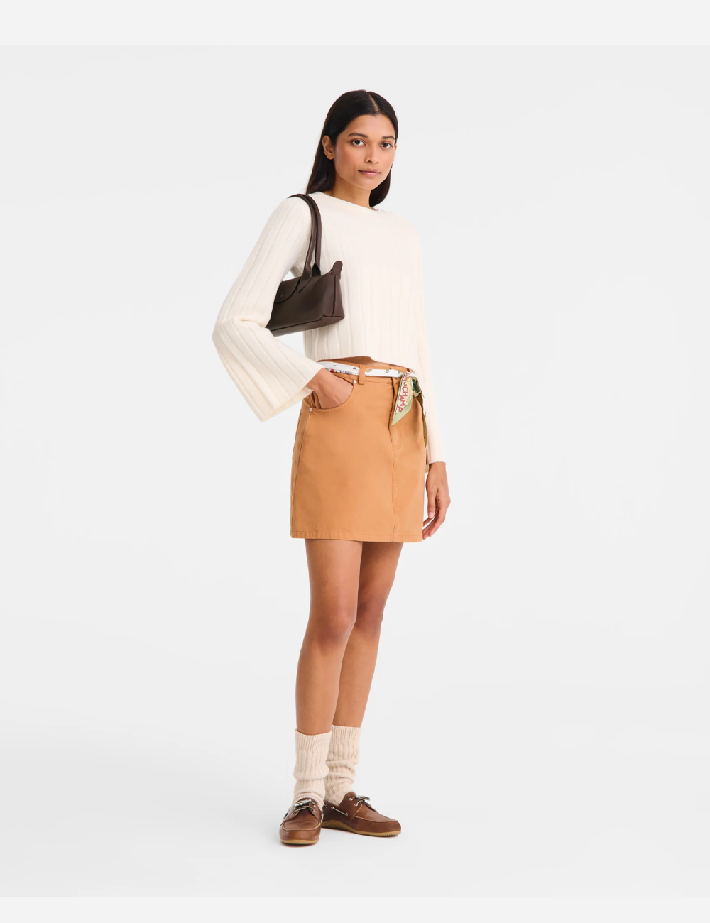 Сумка Longchamp Le Pliage Xtra M Shoulder bag "Mocha"