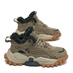 JEEP SPIRIT Black Myth Thermal Waterproof Abrasion Resistant Height Increasing Short Mid Calf Outdoor Boots Men"s