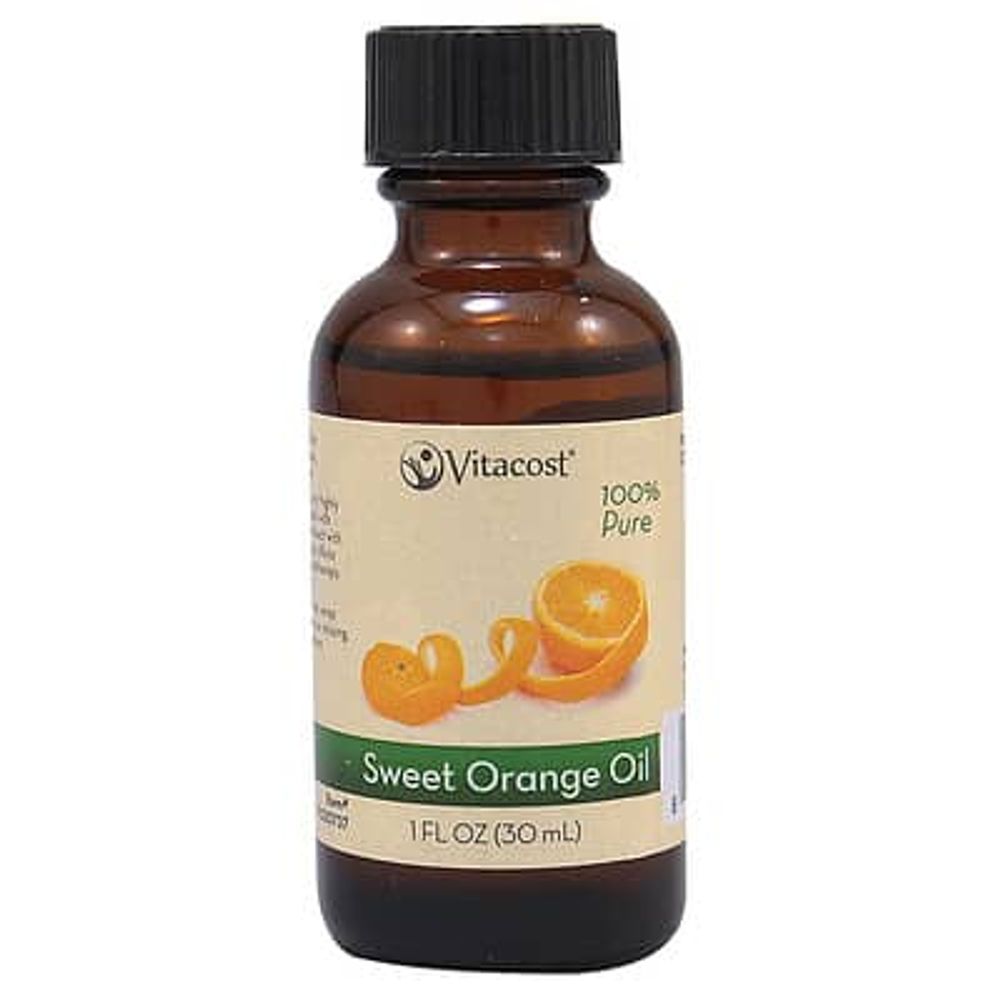 Vitacost, 100% чистое масло сладкого апельсина, 30 мл (1 жидк. унция)