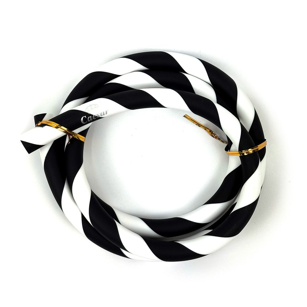 Wąż Caesar Matt Striped - Black/White