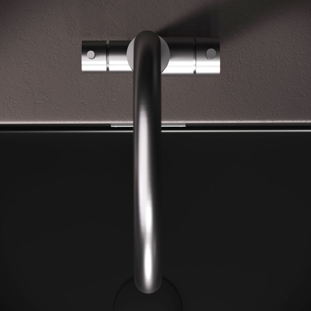 Смеситель для кухни с С-изливом с каналом для питьевой воды, сатин AM.PM X-Joy S F85B07711