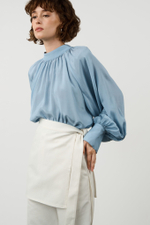 Юбка-фартук из джинсы