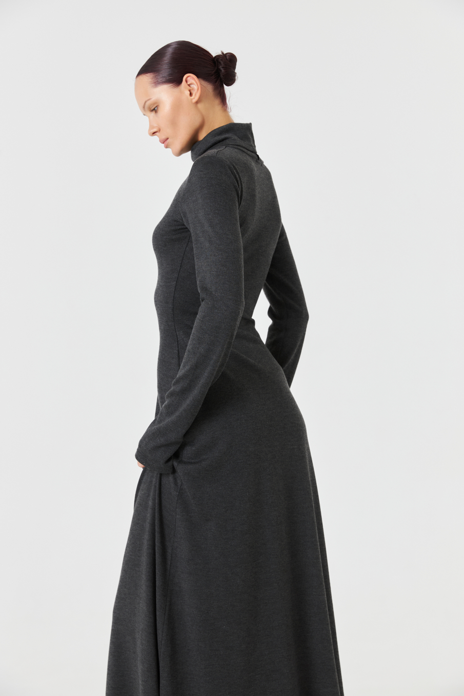 Платье "Old Money" с платком-баской