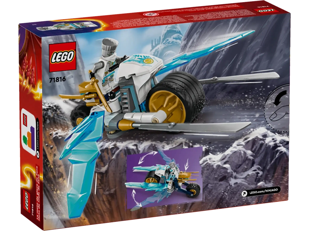 Конструктор LEGO Ninjago 71816 Ледяной мотоцикл Зейна