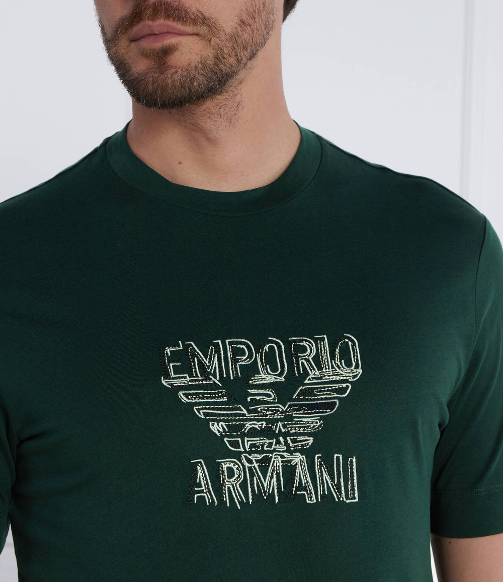 Футболка Emporio Armani - темно-зеленый(6R1T74 1JPZZ)