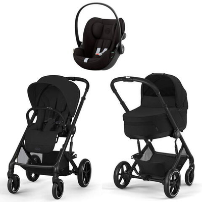 Коляска Cybex Balios S Lux BLK 2025 Cloud G i-Size Magic Black 3 в 1 Moon Black