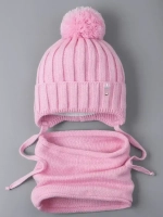 Шапка для девочек осенняя и снуд