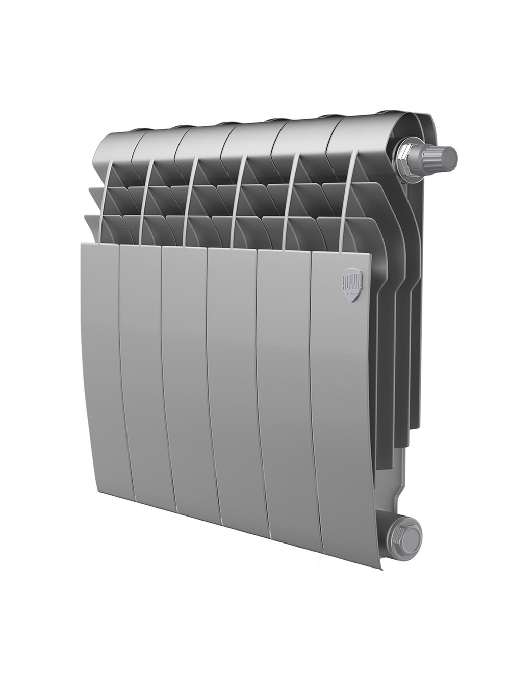 Радиатор Royal Thermo BiLiner 350 Silver Satin VR80 - 6 секц.