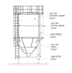 Силос цемента СЦР-50 (Н2)
