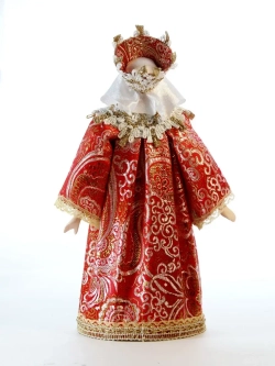 Кукла фарфоровая Царица в праздничном одеянии