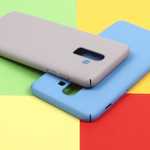 Панель матовая Soft Touch для Samsung Galaxy J8 (2018), 010659 Светло-серый