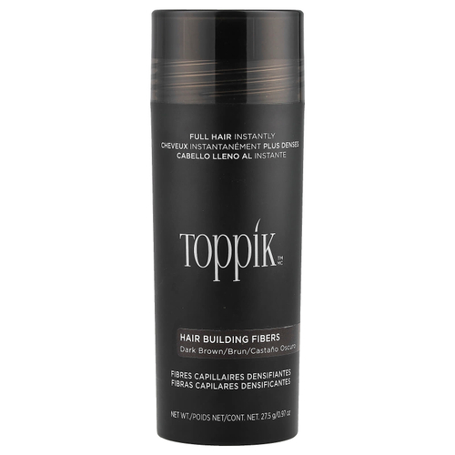 Toppik, клетчатка для укрепления волос, темно-коричневый, 27,5 г (0,97 унции)