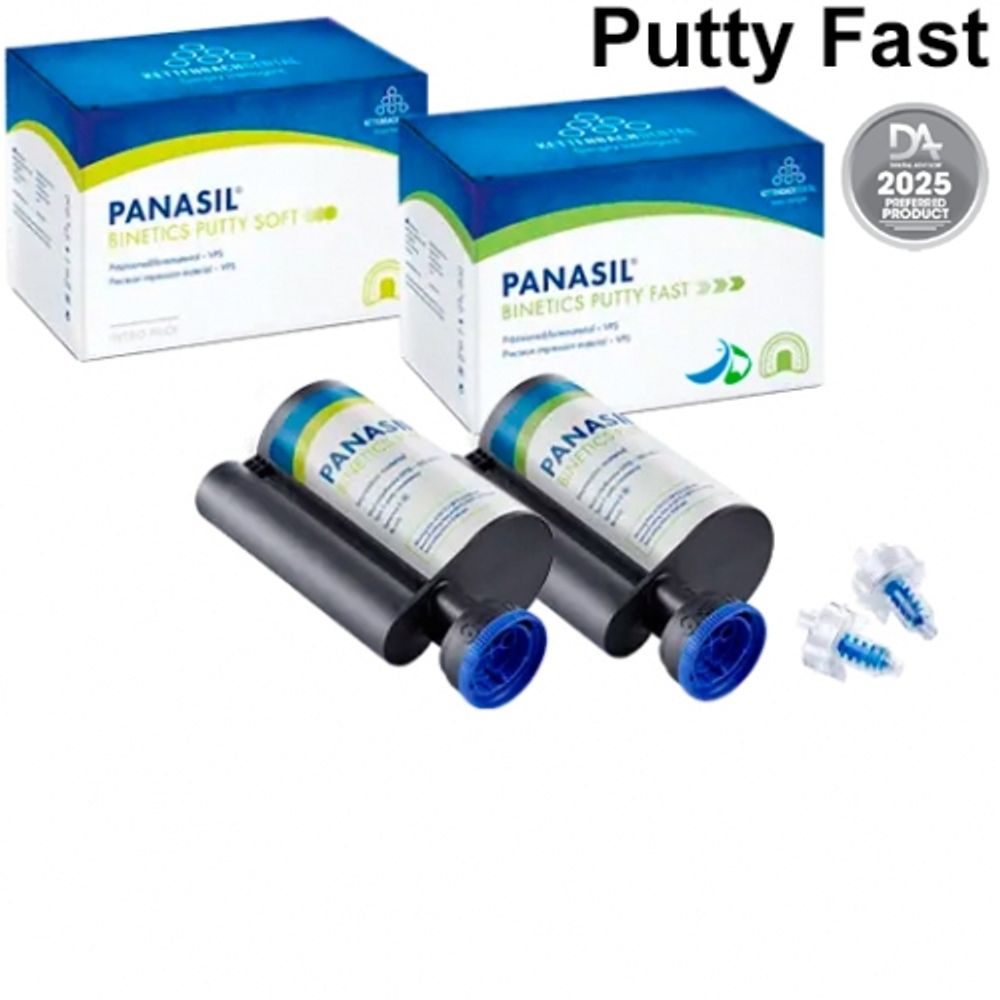 Panasil Binetics Putty Fast картридж 2*380мл, 14701, Kettenbach