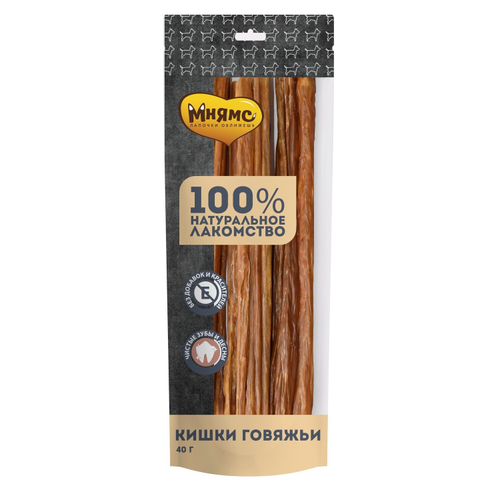 Лакомство для собак Мнямс Говяжьи кишки, 40 г
