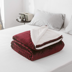 Плед 160x220 Sofi De MarkO Жадор бордовый