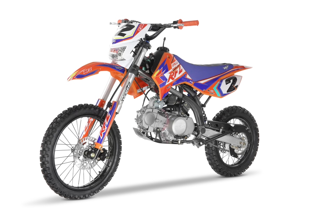 Питбайк Apollo RFZ START 125LE 17х14 Оранжевый