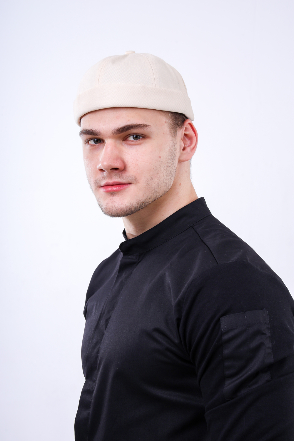 Докер beige кепка без козырька