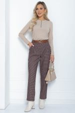 Брюки Джиллиан (коричнево-бордовые) Б12118 LT Collection