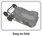 Коляска для животных Flamingo BUGGY ANDA, 46x81,5x98 см, черный