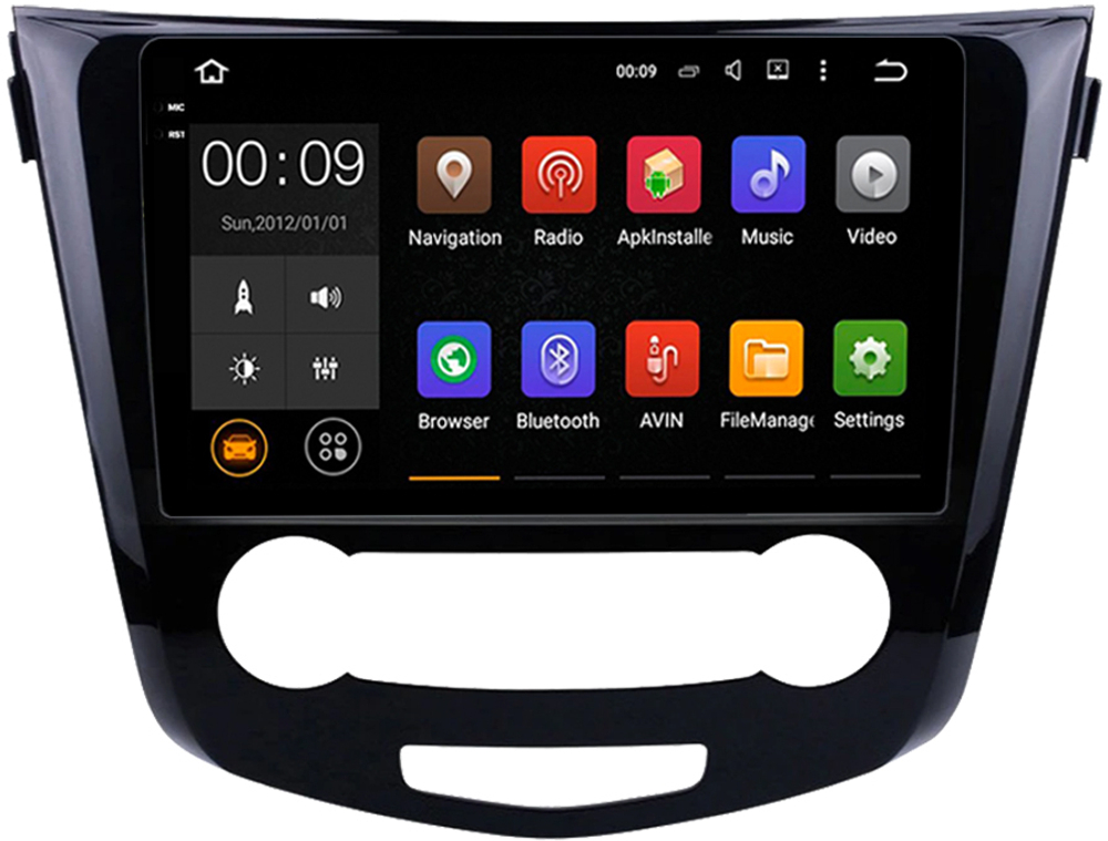 Магнитола для Nissan Qashqai 2014-2022 (кондиционер) - AIROC 2K RX-1213 Android 13, QLed+2K,  ТОП процессор, 8/128, CarPlay, SIM-слот